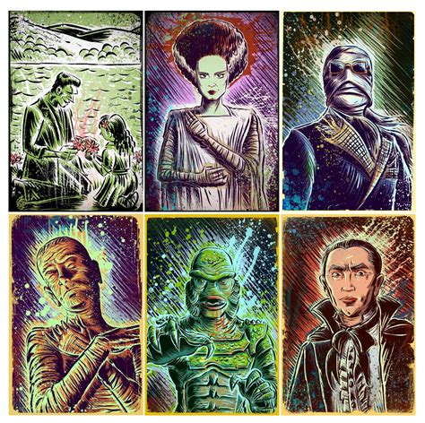 10 Iconic Universal Monster Art Pieces