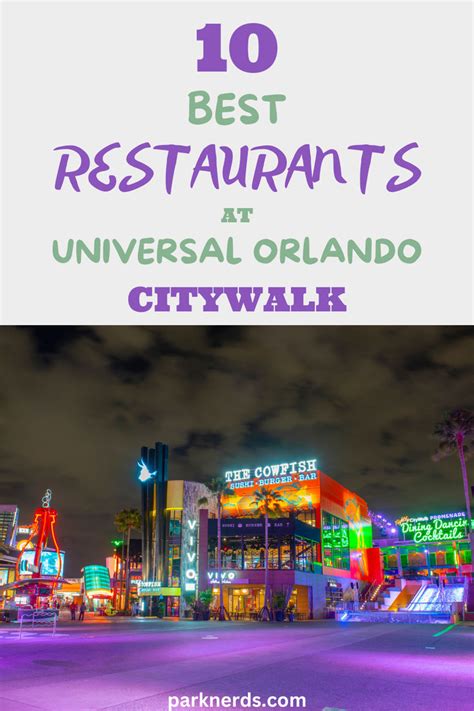 5 Best Restaurants At Universal Citywalk