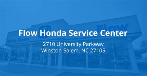 5 Ways Flow Honda Serves Winston-Salem University Parkway