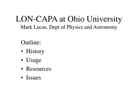 5 Ways Lon-Capa Benefits Ohio University Students