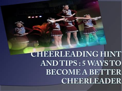 5 Ways To Become A Uw Cheerleader