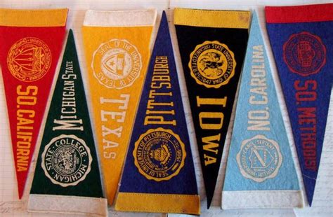 5 Ways To Collect Vintage University Pennants