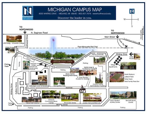 5 Ways To Navigate Northwood University Michigan Campus Map