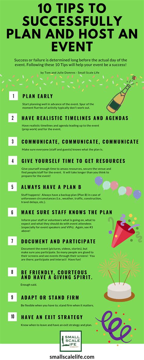 5 Ways To Plan The Big Event Successfully