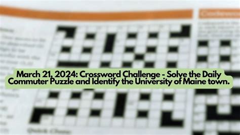 5 Ways To Solve Montreal University Crosswords