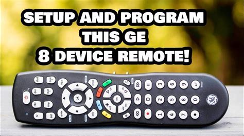 6 Ways To Use Ge 8-Device Universal Remote Manual