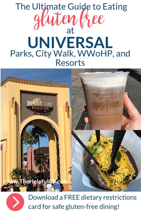 7 Gluten-Free Food Options At Universal Orlando