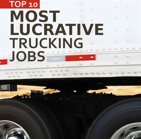 7 Lucrative Universal Trucking Job Opportunities