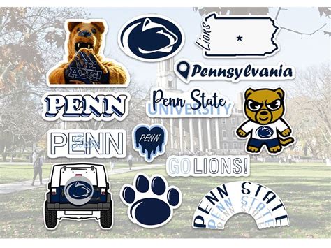 7 Ways To Rep Penn State University With Stickers