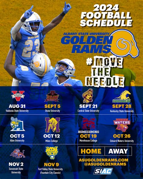 Albany State University Football Schedule Released