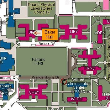 Baker University Campus Map Guide