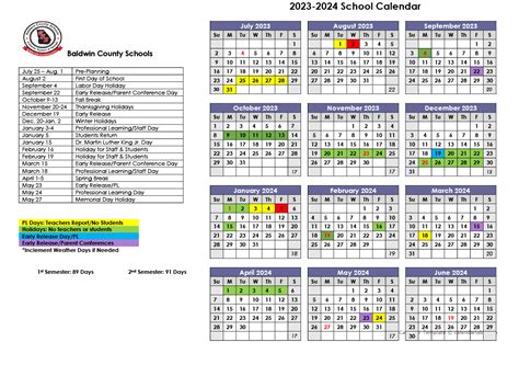 Baldwin Wallace University Academic Calendar Key Dates