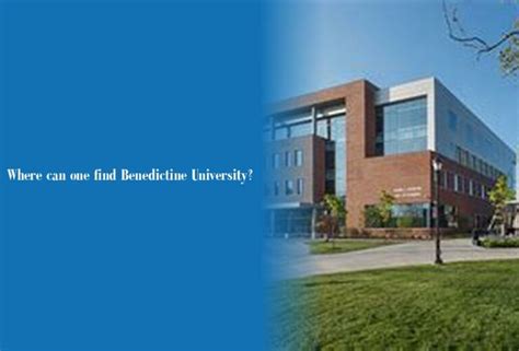 Benedictine University Illinois Job Opportunities And Careers