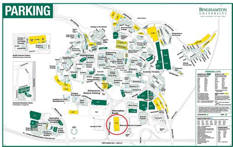 Binghamton University Campus Map Guide