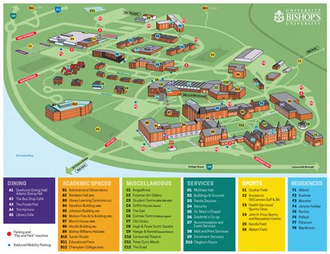 Bishops University Campus Map And Guide