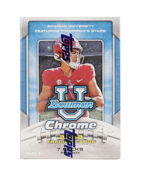 Bowmans Chrome University Football Hobby Box Review