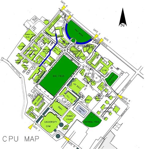 Central Ct State University Campus Map Guide