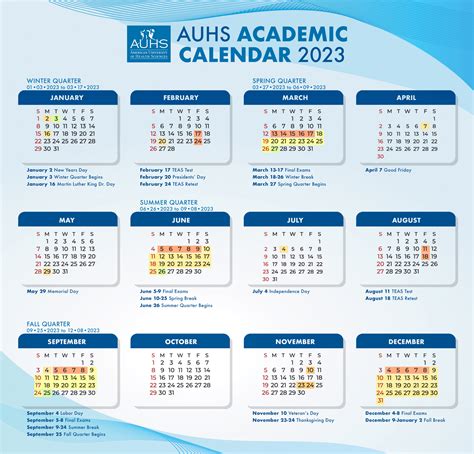 Claremont Graduate Universitys Academic Calendar: Key Dates