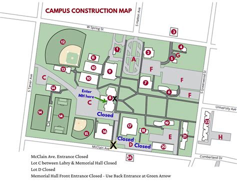 Cumberland University Campus Map And Directions