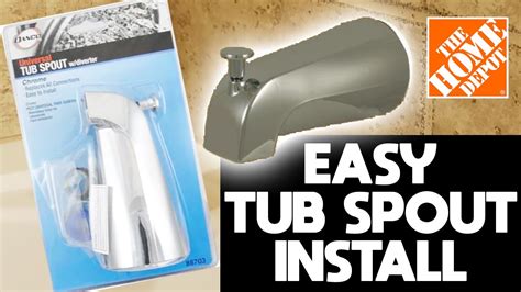 Danco Universal Tub Spout Installation And Review