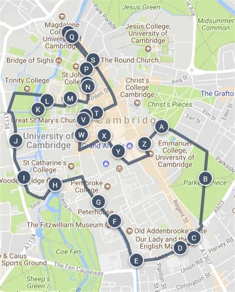 Explore 31 Colleges On The Cambridge Universities Map