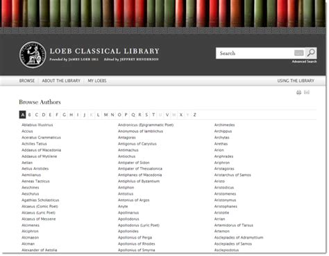 Exploring Harvard University Presss Classical Library