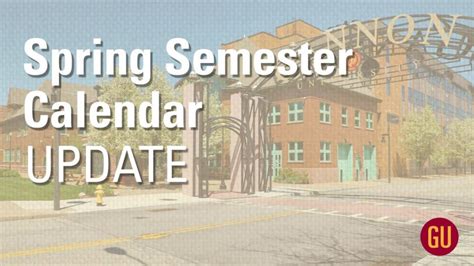 Gannon University Academic Calendar Guide