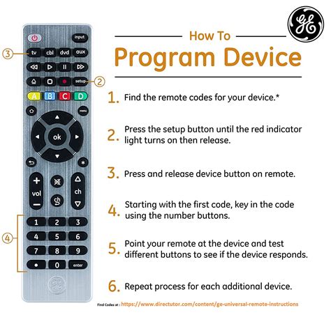 Insignia Universal Remote Codes For Ge Devices