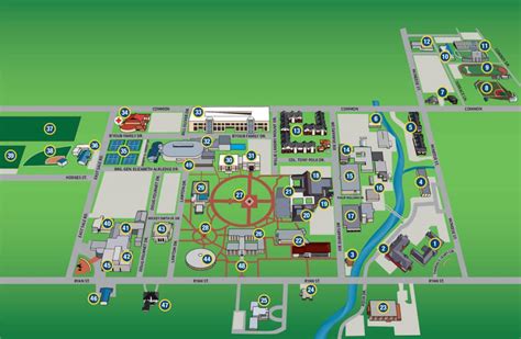 Mcneese State University Campus Map Guide