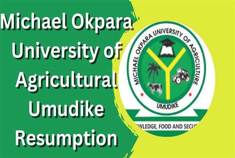 Michael Okpara University Of Agriculture: Unlocking Academic Excellence