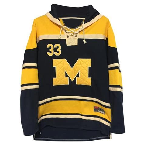 Michigan Wolverines Hockey Hoodie: Authentic Team Spirit Wear