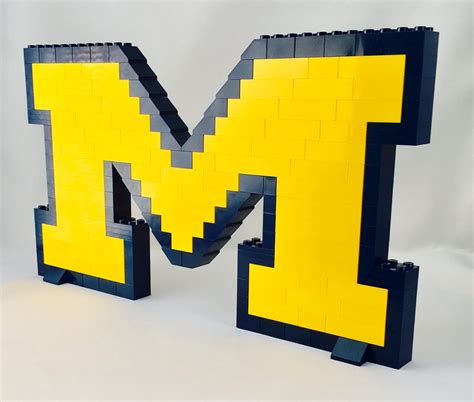 Michigan Wolverines In Brick Form: U Of M Legos