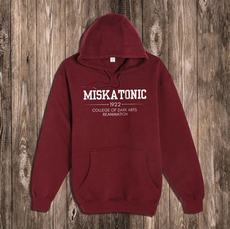 Miskatonic University Hoodie: Unofficial Apparel For Horror Fans