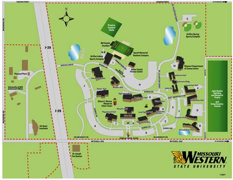 Missour Western State University Campus Map Guide