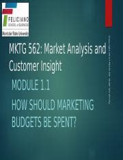 Mktg 562 Class At Montclair State University Explained