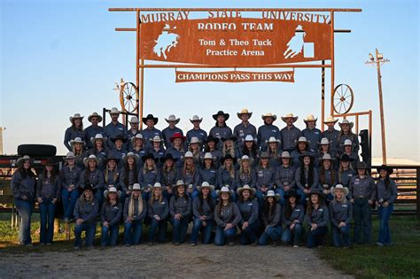 Murray State University Rodeo Team Excellence In Action