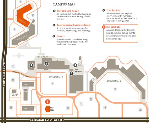 Navigate Full Sail University: 5 Essential Map Tips