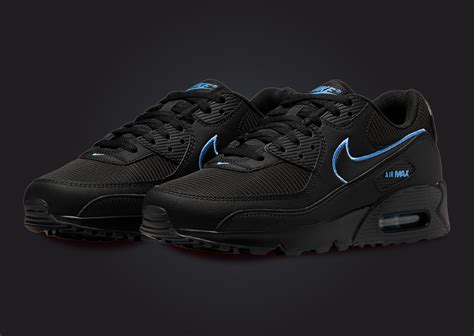 Nike Air Max 90 Black University Blue Colorway Review