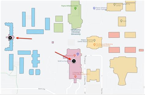 Oklahoma Christian University Campus Map Guide