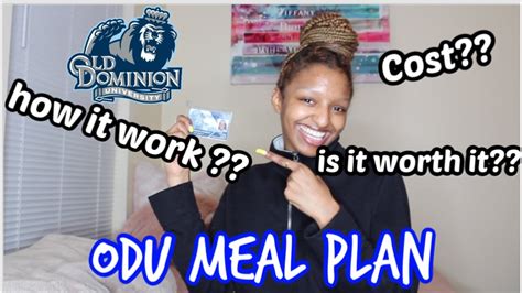 Old Dominion University Meal Plans And Dining Options