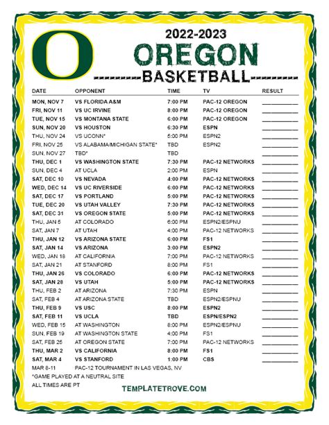 Oregon Ducks Lacrosse Schedule And Results