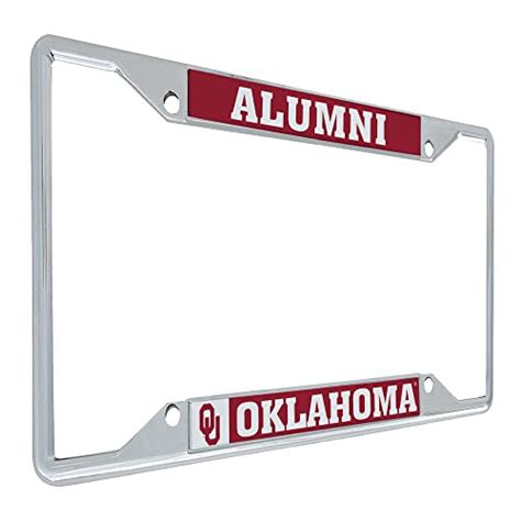 Ou Alumni License Plate Frame Showcases Sooner Pride