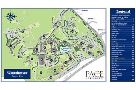 Pace University Pleasantville Campus Map Guide