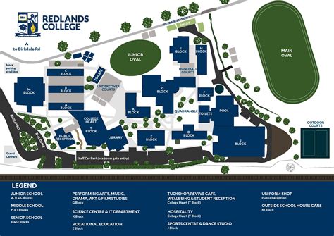 Redlands University Campus Map And Guide