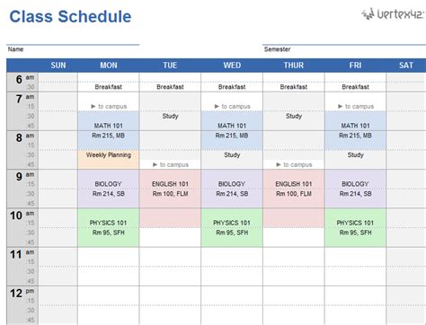 Shepherd University Course Schedule Overview