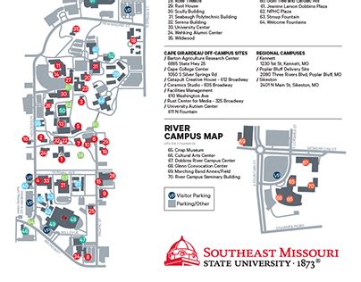 Southeast Missouri State University Campus Map Guide