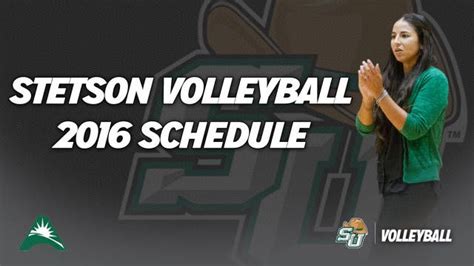 Stetson University Volleyball Schedule And Results