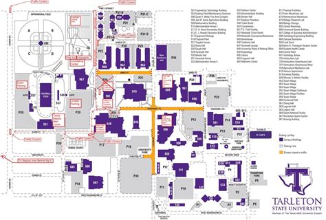 Tarleton State University Campus Map And Guide