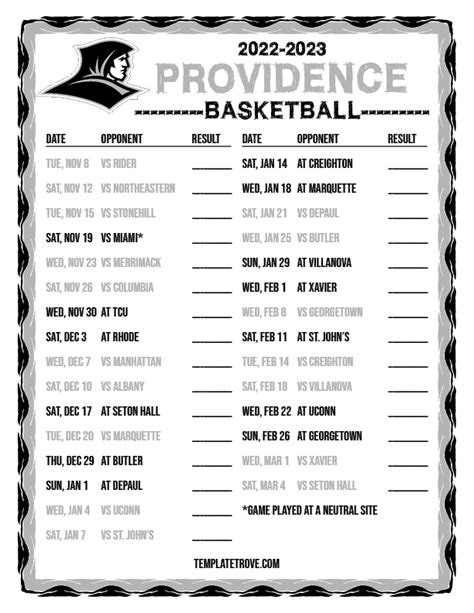 Taylor University Basketball Schedule Guide