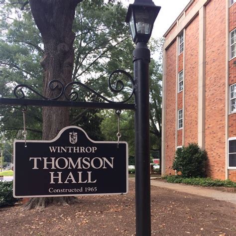 Thomson Hall At Winthrop University: A Historic Landmark